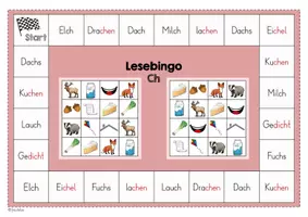 Vorschau - Spiele - Buchstabeneinführung - Lesebingo Ch (Karibu) - Seite 3