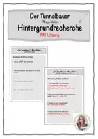 Vorschau - Stundenentwürfe - Der Tunnelbauer: Hintergrundrecherche | HSAP 2027 - Deckblatt
