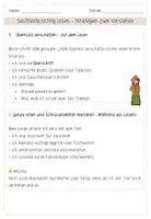 Vorschau - Arbeitsblätter - Sachtexte lesen und verstehen - Seite 1