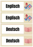 Vorschau - Präsentationen/Tafelbilder - Stundenplan / Tagestransparenz - Seite 1