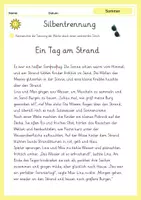 Vorschau - Arbeitsblätter - Silbentrennung Sommer 3.-4. Klasse - Seite 3