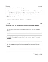 Vorschau - Arbeitsblätter - Leistungsnachweis Satzglieder - Seite 1