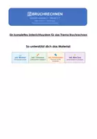 Vorschau - Unterrichtsreihen - Bruchrechnen komplett verstehen - Seite 1