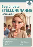 Vorschau - Stundenentwürfe - Stellungnahme schreiben – Materialpaket differenziert | Deutsch Kl. 7-9 - Deckblatt
