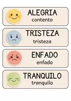 Vista previa - Hojas de trabajo - Emociones (euskera y castellano) - página 3