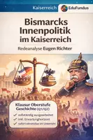 Vorschau - Klassenarbeiten - Bismarck Klausuren Bundle Oberstufe NRW – Innenpolitik, Reichseinigung & Bewertung (inkl. Erwartungshorizonte) - Seite 1