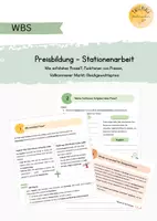 Vorschau - Stationenlernen - Preisbildung - Stationenarbeit - Deckblatt