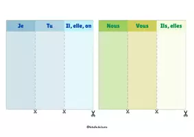 Aperçu - Matériel interactif - Conjugaison - jeu facile - Page 3