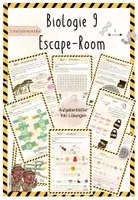 Vorschau - Spiele - Schuljahresbeginn | Wiederholung | Biologie 9 | Escape Room | sofort einsetzbar - Deckblatt