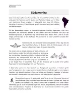 Vorschau - Arbeitsblätter - Südamerika – Text mit Steckbrief und Flaggenquiz - Seite 1