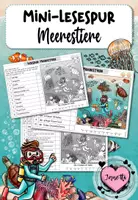 Vorschau - Arbeitsblätter - Lesespuren | wachsendes Sparpaket | 3-fach differenziert | Deutsch Grundschule Klasse 1–2 - Seite 1