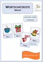 Vorschau - Fördermaterial/Inklusion - Wortschatzdose Winter - Deckblatt