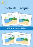 anteprima - Materiale di supporto/inclusione - Il ciclo dell’acqua in CAA e testi DSA - Pagina di copertina