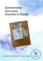 Vorschau - Mal- und Bastelvorlagen - Sommerferien Give Away - Deckblatt