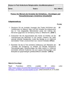 Vorschau - Klassenarbeiten - Oberstufenklausur: Umweltethik (bearbeitbar + EWH) - Deckblatt