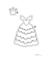 Vorschau - Arbeitsblätter - Kostenloses Freebie: Anziehpuppe für Mädchen – Basteln & kunst - Seite 2