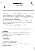 Vorschau - Unterrichtsreihen - Lernweg Adjektive (Vorlage, Hefteinträge, Zwischenkontrollen) - Seite 1