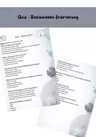 Vorschau - Arbeitsblätter - Erörterung Paare finden + Quiz - Basiswissen - Seite 1