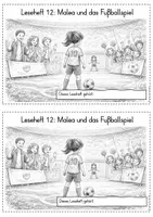 Vorschau - Arbeitsblätter - Leseheft 12: Malea und das Fußballspiel (inkl. Lösung) - Seite 3