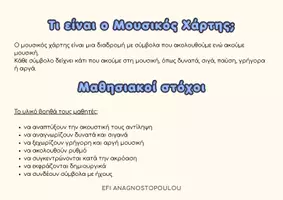 Προεπισκόπηση - Φύλλα εργασίας - Μουσικοί Χάρτες – Δραστηριότητα Μουσικής Ακρόασης - Σελίδα 1