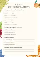 Vorschau - Arbeitsblätter - Quanta frutta vuoi? - Articolo partitivo, "di" & "ne“ (Al mercato) - Seite 1
