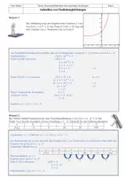 Vorschau - Arbeitsblätter - Aufstellen von Exponentialfunktionen - Seite 1