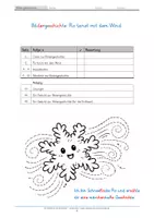 Vorschau - Arbeitsblätter - Bildergeschichte für kreatives Schreiben - Flo tanzt mit dem Wind - Seite 3