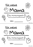 Vorschau - Arbeitsblätter - Muttertag & Vatertag – Mein Geschenkheft - Seite 1