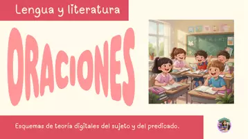 Vista previa - Refuerzo / NEE / Materiales de apoyo - SUJETO Y PREDICADO-ESQUEMAS VISUALES - Portada