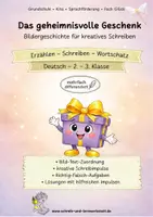 Vorschau - Unterrichtsreihen - Bildergeschichte für kreatives Schreiben - Ein geheimnisvolles Geschenk - Deckblatt