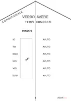 anteprima - Esercizi - LE CASE DEI VERBI - indicativo, congiuntivo, condizionale (lapbook) - Pagina 1