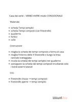 anteprima - Esercizi - LE CASE DEI VERBI - indicativo, congiuntivo, condizionale (lapbook) - Pagina 3
