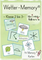 Vorschau - Spiele - Zusatzmaterial - Sachunterricht (Wetter, Ernährung) - Deckblatt