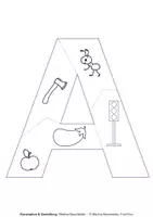 Vorschau - Arbeitsblätter - Homeschooling - Anlautpuzzle Sparpaket - Seite 2