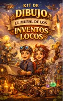 Vista previa - Hojas de trabajo - Kit de Dibujo - El Mural de los Inventos Locos - Portada
