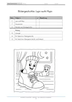 Vorschau - Mal- und Bastelvorlagen - Bildergeschichte für kreatives Schreiben - Lupo sucht Rupo - Seite 3