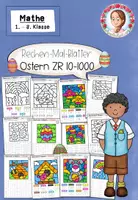 Vorschau - Arbeitsblätter - Rechenmalblätter Ostern | ZR 10-1000 | Klasse 1-3 - Deckblatt