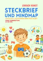 Vorschau - Arbeitsblätter - KENNENLERNEN – STECKBRIEF & MINDMAP (Selbstportrait & Reflexion, ohne Vorbereitung) - Deckblatt