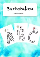 Vorschau - Arbeitsblätter - Buchstabennachspur: Grundschrift #edukiknaller2021 - Deckblatt