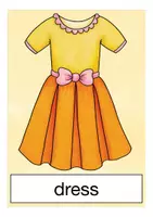 Vorschau - Präsentationen/Tafelbilder - clothes Bildkarten Englisch British English - Seite 1