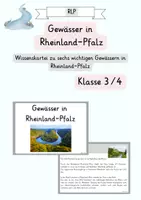 Vorschau - Arbeitsblätter - Flüsse von Rheinland-Pfalz Klasse 3 - 5 - Deckblatt