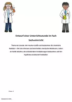 Vorschau - Stundenentwürfe - Materialpaket "Wir werden Stoff-Forscher" Unterrichtsreihe mit Unterrichtsbesuch - Seite 3