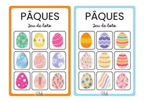 Aperçu - Jeux - Loto des œufs de Pâques pour les petits - Page 2