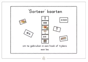 Voorbeeld - 'Sorteer' kaarten kleur - Pagina 1