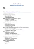 Vorschau - Test - Leseüberprüfungstest zu Johann Wolfgang von Goethe - Faust - Seite 1