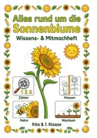Vorschau - Arbeitsblätter - Alles rund um die Sonnenblume – Wissens- & Mitmachheft für Kita & 1. Klasse - Deckblatt