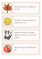 Vorschau - Arbeitsblätter - Schleichdiktat/ Laufdikatat Doppelkonsonante / doppelte Mitlaute | 12 Karten | 3./4.Kl - Seite 2