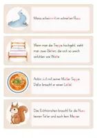 Vorschau - Arbeitsblätter - Schleichdiktat/ Laufdikatat Doppelkonsonante / doppelte Mitlaute | 12 Karten | 3./4.Kl - Seite 3