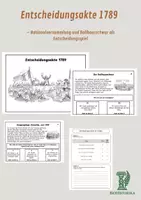 Vorschau - Unterrichtsreihen - Entscheidungsakte 1789 – Nationalversammlung und Ballhausschwur als Entscheidungsspiel - Deckblatt