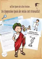 Vorschau - Stundenentwürfe - Antikes Griechenland: Olympische Spiele der Antike (Geschichte, Klasse 5/6) - Deckblatt